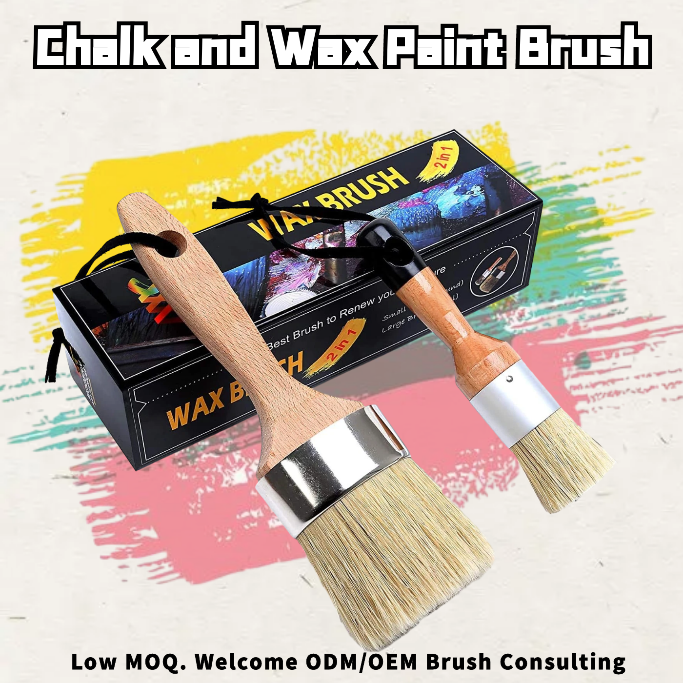 2 PCS Wax Brushes Set