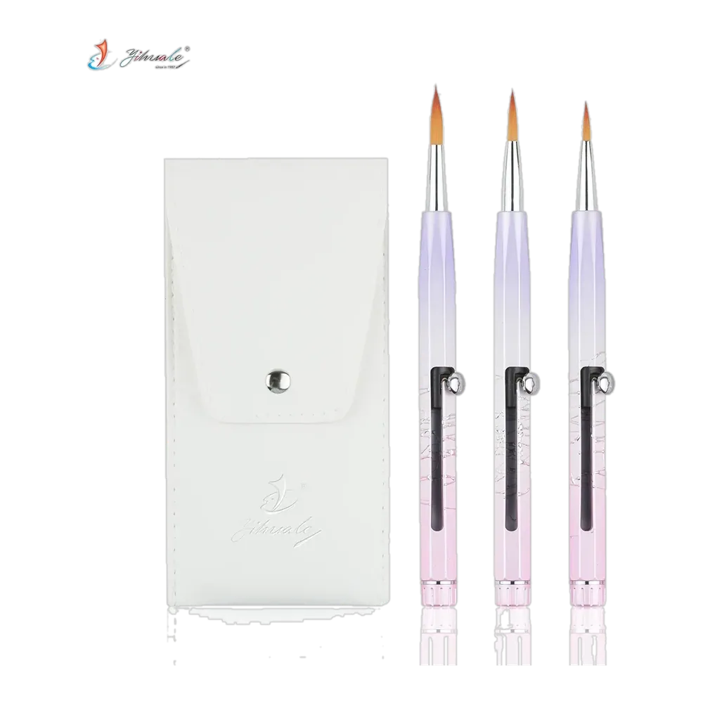 2026hot Sale Retractable Patent Design Premium Nylon Hair Brush Replaceable Tip Paint Art Brush for Professional Painting